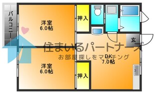 ひまわりハイツの物件間取画像